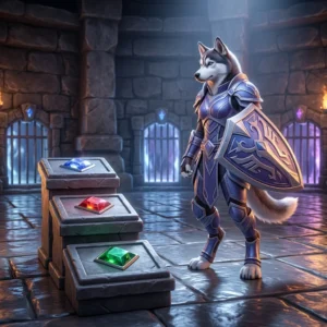Ilustrație fantasy inspirată de World of Warcraft pentru un tier list de Solo Shuffle din sezonul 2 al expansiunii Midnight, fără text lizibil.