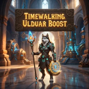 Promotional image representing the Timewalking Ulduar Boost service for Timewalking Ulduar content