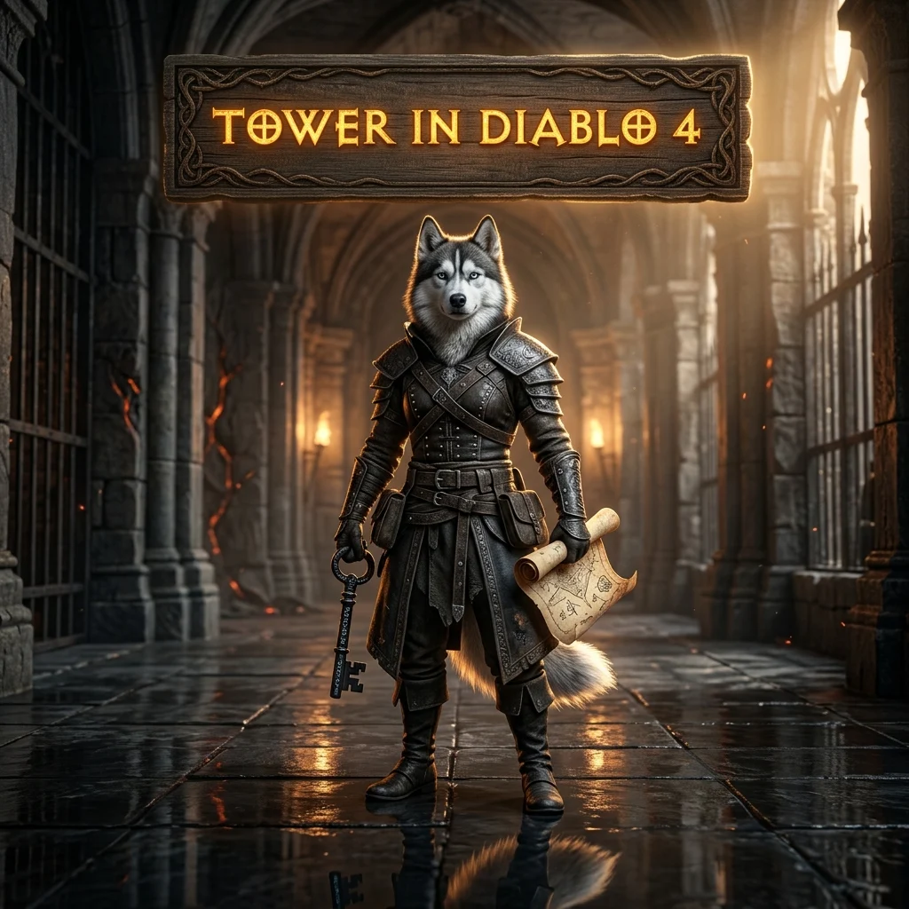 Promotional image for Tower Boost in Diablo 4, representing the Diablo 4 tower boost service.