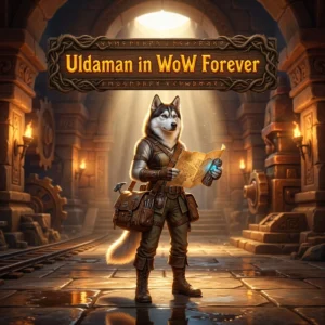 Promotional image for the Uldaman Boost service in WoW Forever, focused on the Uldaman product offering.