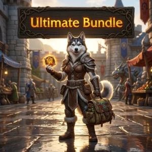 Promotional image for Ultimate Bundle Boost in WoW Forever, highlighting the named WoW boost service.