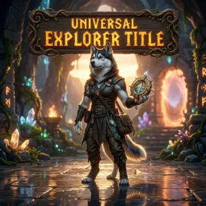 Promotional image for Universal Explorer Title Boost in WoW Midnight, representing the title boost service for World of Warcraft Midnight.