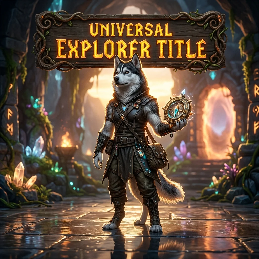 Promotional image for Universal Explorer Title Boost in WoW Midnight, representing the title boost service for World of Warcraft Midnight.