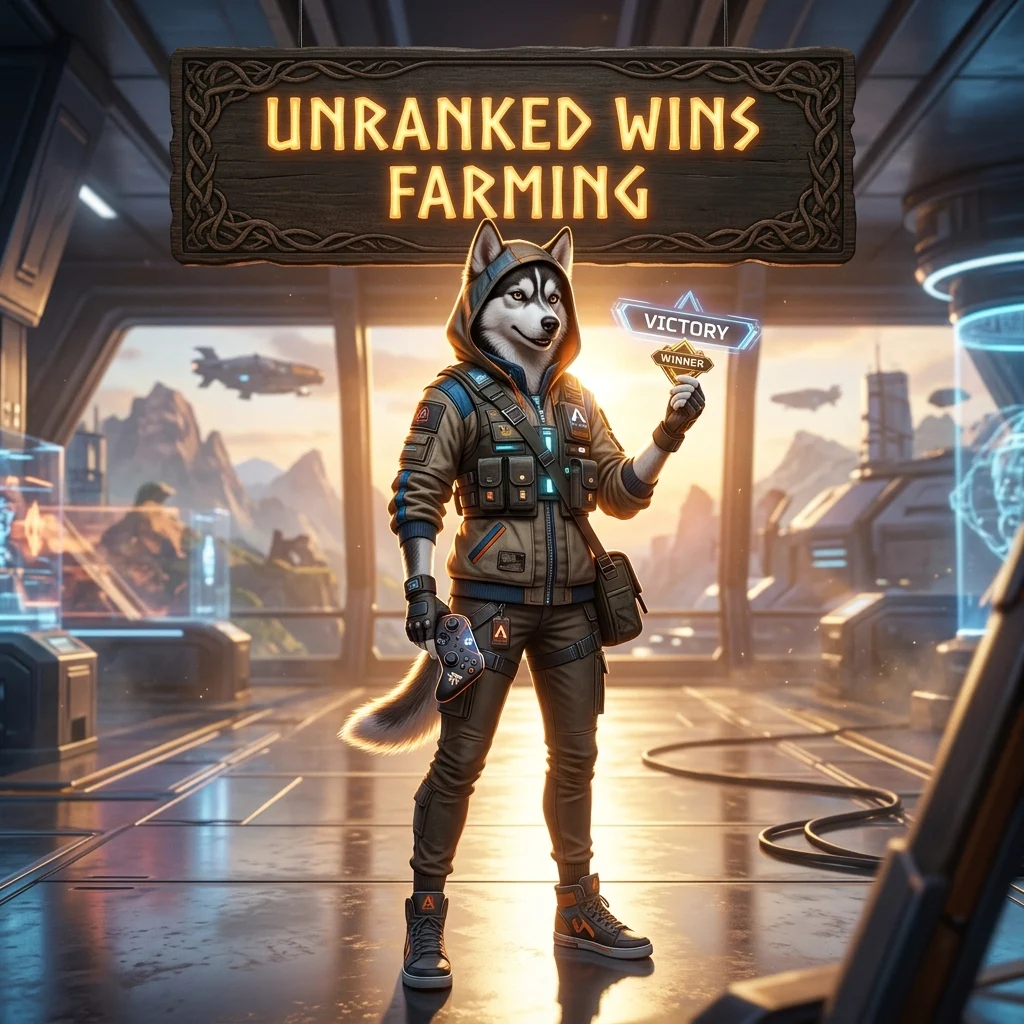 Promotional image for Unranked Wins Farming Boost in Apex Legends service