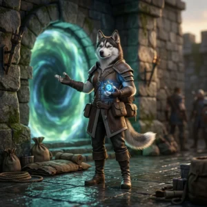 Ilustracja promująca usługi boostingu w WoW Classic Forever, utrzymana w stylistyce fantasy MMORPG.