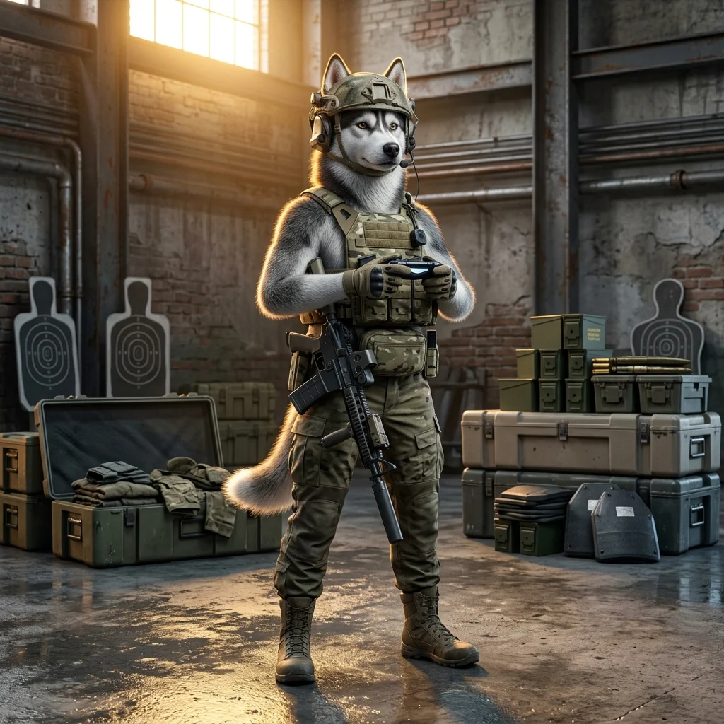 Ilustracja promująca usługi podnoszenia poziomu w grze Call of Duty: Warzone, bez czytelnych napisów i oznaczeń.