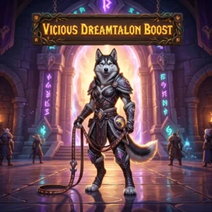 Promotional image representing the Vicious Dreamtalon Boost service and its associated product offering
