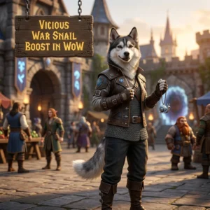 Promotional image representing the Vicious War Snail Boost service in WoW