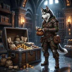 Illustrasie wat voorraadbestuur in WoW Forever en die hantering van spelitems voorstel.
