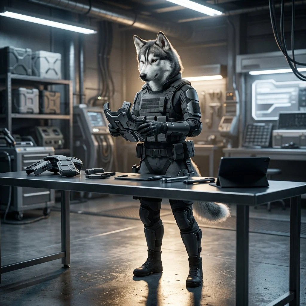 Wardogs カスタムサービスリクエストに関連する商品イメージ。文字情報や標識を含まないアートワークで、商品を視覚的に紹介している。