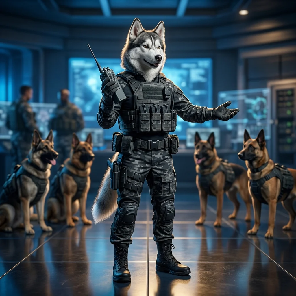 Wardogs'ta destekçileri işe alma temasını yansıtan, oyun dünyasından figürlerin yer aldığı çizim