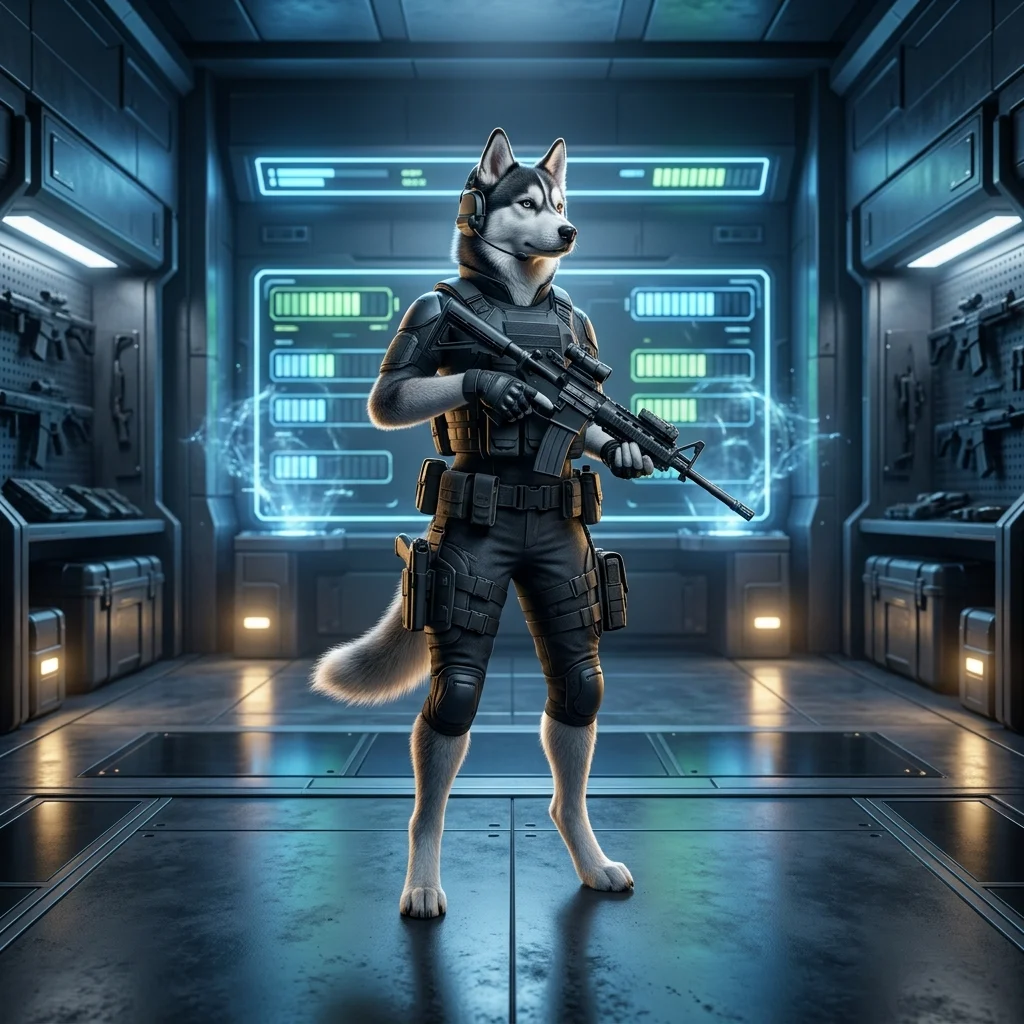 Wardogsでのレベル上げを支援するブーストサービスを示す、ゲームプレイを想起させるイメージ。画面内に判読可能な文字や標識はなく、サービス紹介用のビジュアルです。