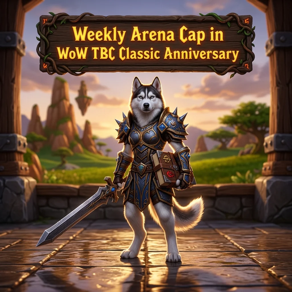 Promotional image for Weekly Arena Cap Boost in WoW TBC Classic Anniversary, highlighting the arena cap boost service for WoW TBC Classic players.