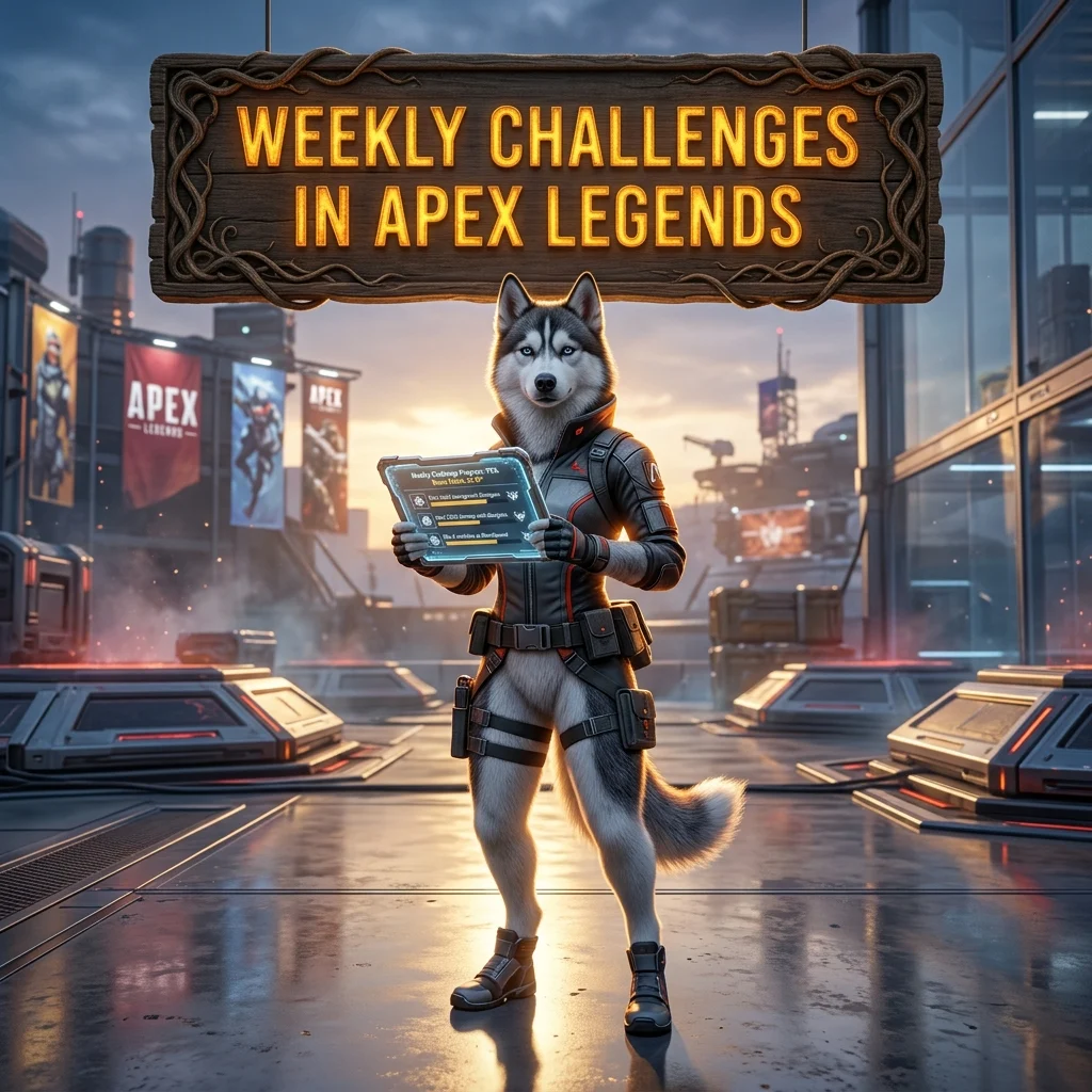 Promotional image for Weekly Challenges Boost in Apex Legends, a service focused on weekly challenge progress