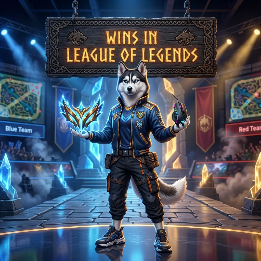 Promotional image for Wins Boost in League of Legends, a service focused on helping players gain wins.
