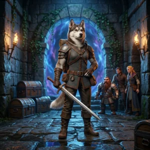 Stimmungsvolle Fantasy-Illustration als Titelbild für Boosting-Dienste in WoW Classic Forever, ohne sichtbaren Text.