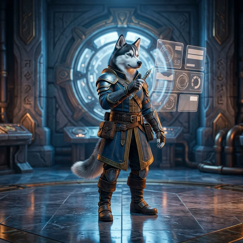 Stimmungsvolle Fantasy-Spielgrafik zum WoW Forever UI-Update-Leitfaden, ohne lesbaren Text und ohne sichtbares Zeichen.