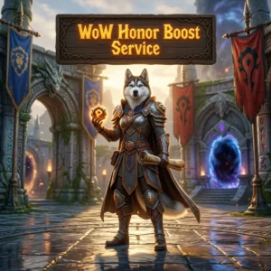 Promotional image representing the WoW Honor Boost Service for World of Warcraft honor progression