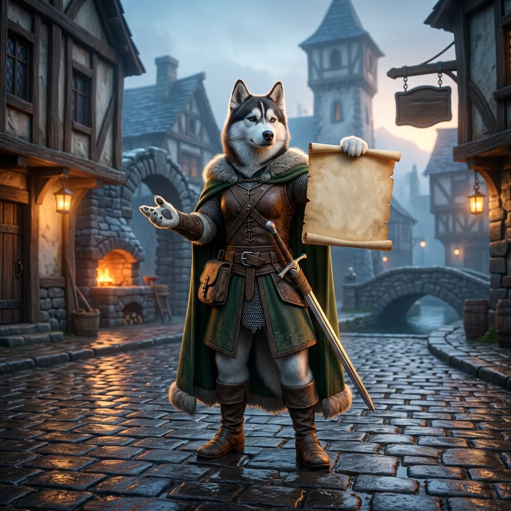 クラシック・フォーエバーのファンタジー世界で冒険を始める人に向けた、基本の楽しみ方を紹介する無料ガイドのメインビジュアルとして描かれたイメージです