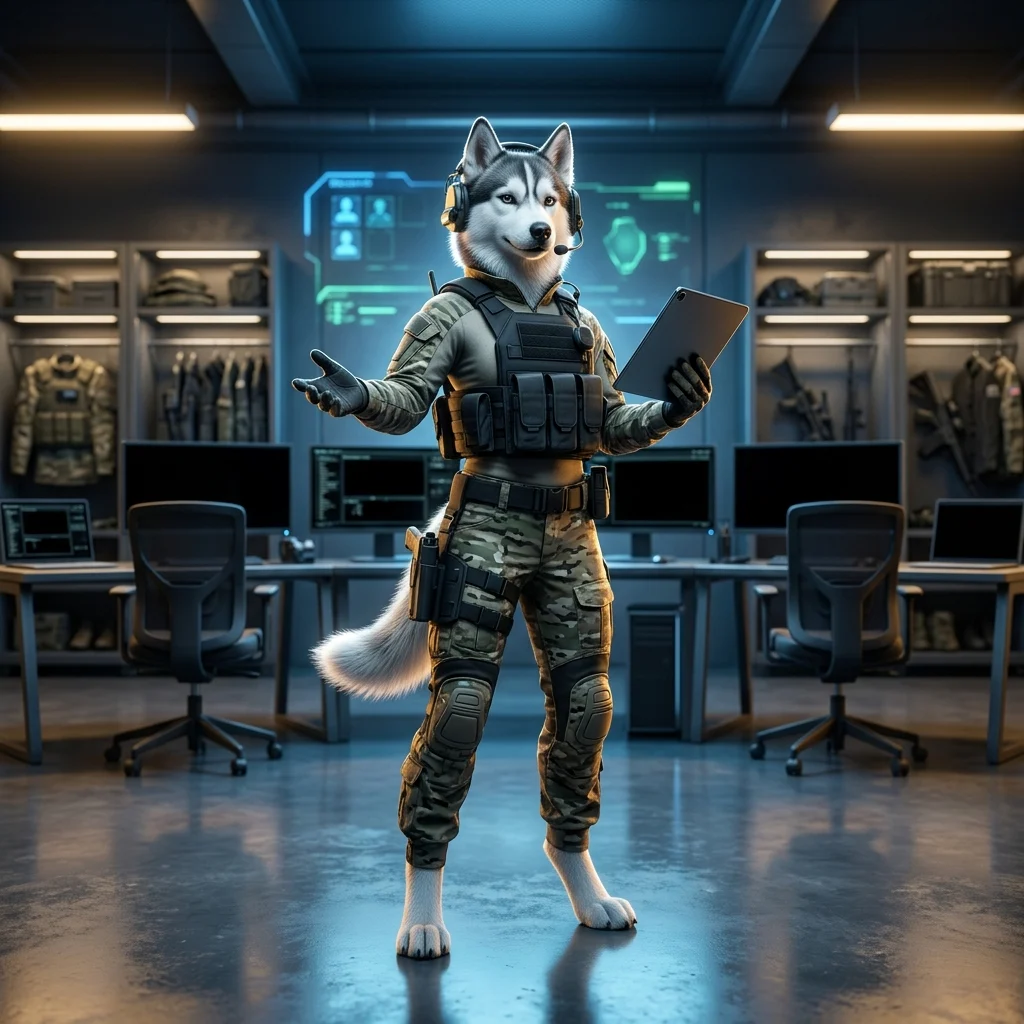 Ilustracja przedstawiająca proces zatrudniania boosterów w świecie gry Wardogs