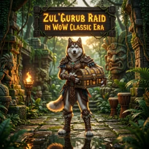 Promotional image for Zul’Gurub Raid Boost in WoW Classic Era, highlighting the raid boosting service.