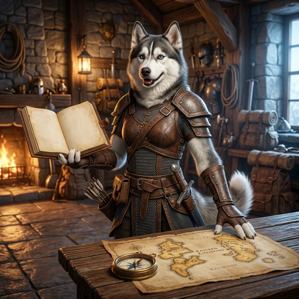 Εικονογράφηση φανταστικού κόσμου MMORPG που συνοδεύει δωρεάν οδηγούς για το WoW Classic Forever.