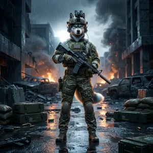 Θεματικό εικαστικό για υπηρεσίες boosting στο Call of Duty: Warzone, με πολεμική ατμόσφαιρα και χωρίς εμφανές κείμενο