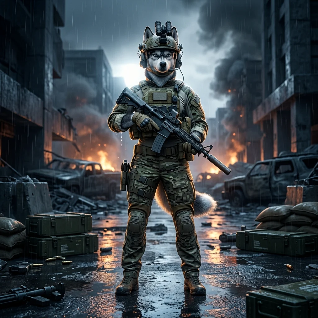 Θεματικό εικαστικό για υπηρεσίες boosting στο Call of Duty: Warzone, με πολεμική ατμόσφαιρα και χωρίς εμφανές κείμενο