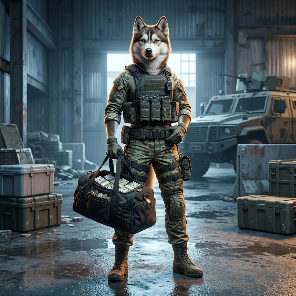 Тематична ілюстрація бусту фарму готівки у Wardogs без читабельного тексту чи знаків