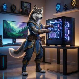 Фентъзи игрова сцена от WoW Forever, подходяща за ръководство за оптимизиране на производителността