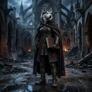 Темна фентезійна ілюстрація до посібників з Diablo 4 без написів і знаків