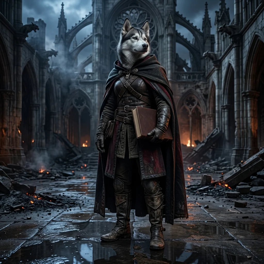 Темна фентезійна ілюстрація до посібників з Diablo 4 без написів і знаків