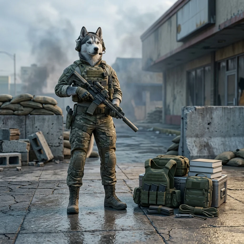 Промоілюстрація стартового набору для Wardogs без видимого тексту чи знаків