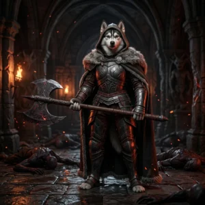 Фентъзи илюстрация, свързана с услуги за бууст и напредък в Diablo 4