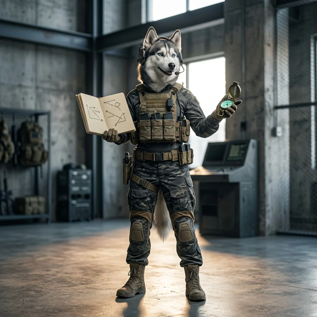 איור נלווה לעמוד המדריכים החינמיים ב-Wardogs, המציג אווירה כללית הקשורה למשחק ללא טקסט קריא או סימנים מזהים