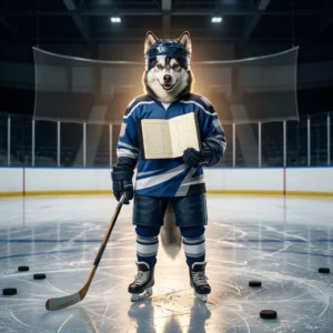 صورة توضيحية لأدلة مجانية حول دوري الهوكي NHL، مع أجواء رياضية عامة ومن دون نص مقروء