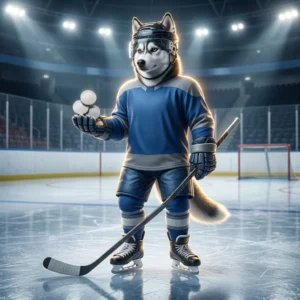 عمل فني ترويجي لمنتج تعزيز عملات NHL، يوضح مفهوم زيادة الرصيد داخل اللعبة من دون نصوص أو علامات ظاهرة