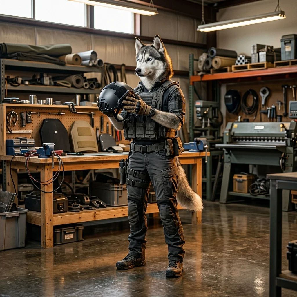 ภาพประกอบเชิงศิลป์สำหรับบริการสั่งทำพิเศษ Wardogs โดยไม่มีข้อความที่อ่านได้หรือป้ายสัญลักษณ์