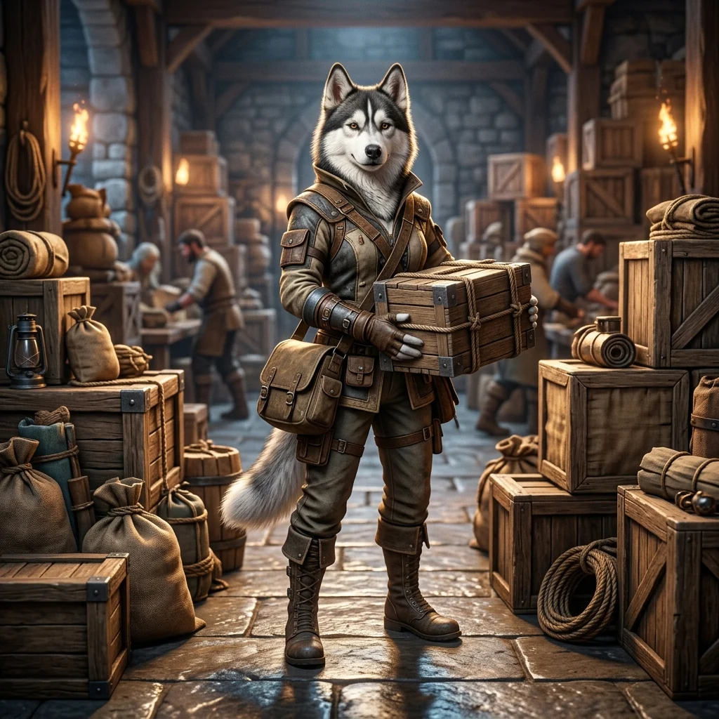 ภาพประกอบเกี่ยวกับกล่องเสบียงใน WoW Forever แสดงองค์ประกอบและบรรยากาศจากเกม โดยไม่มีข้อความหรือป้ายที่อ่านได้