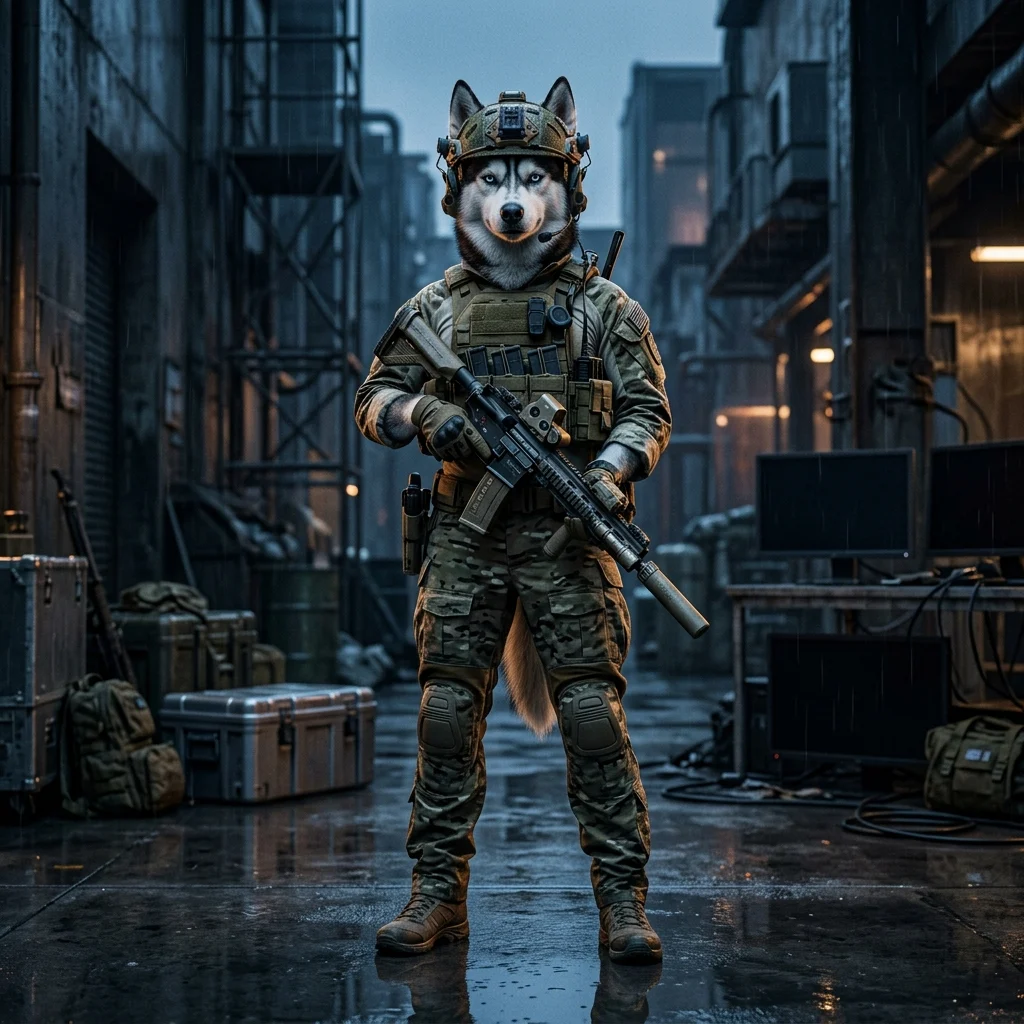 ภาพประกอบสำหรับบริการจ้างผู้เล่นมืออาชีพใน Wardogs สื่อถึงการสนับสนุนการเล่นเกม โดยไม่มีข้อความหรือป้ายที่อ่านได้