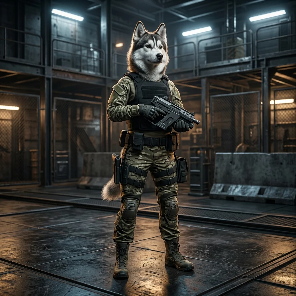 ภาพประกอบแนวคิดการเช่าบูสเตอร์สำหรับเกม Wardogs โดยไม่มีข้อความหรือป้ายที่อ่านได้