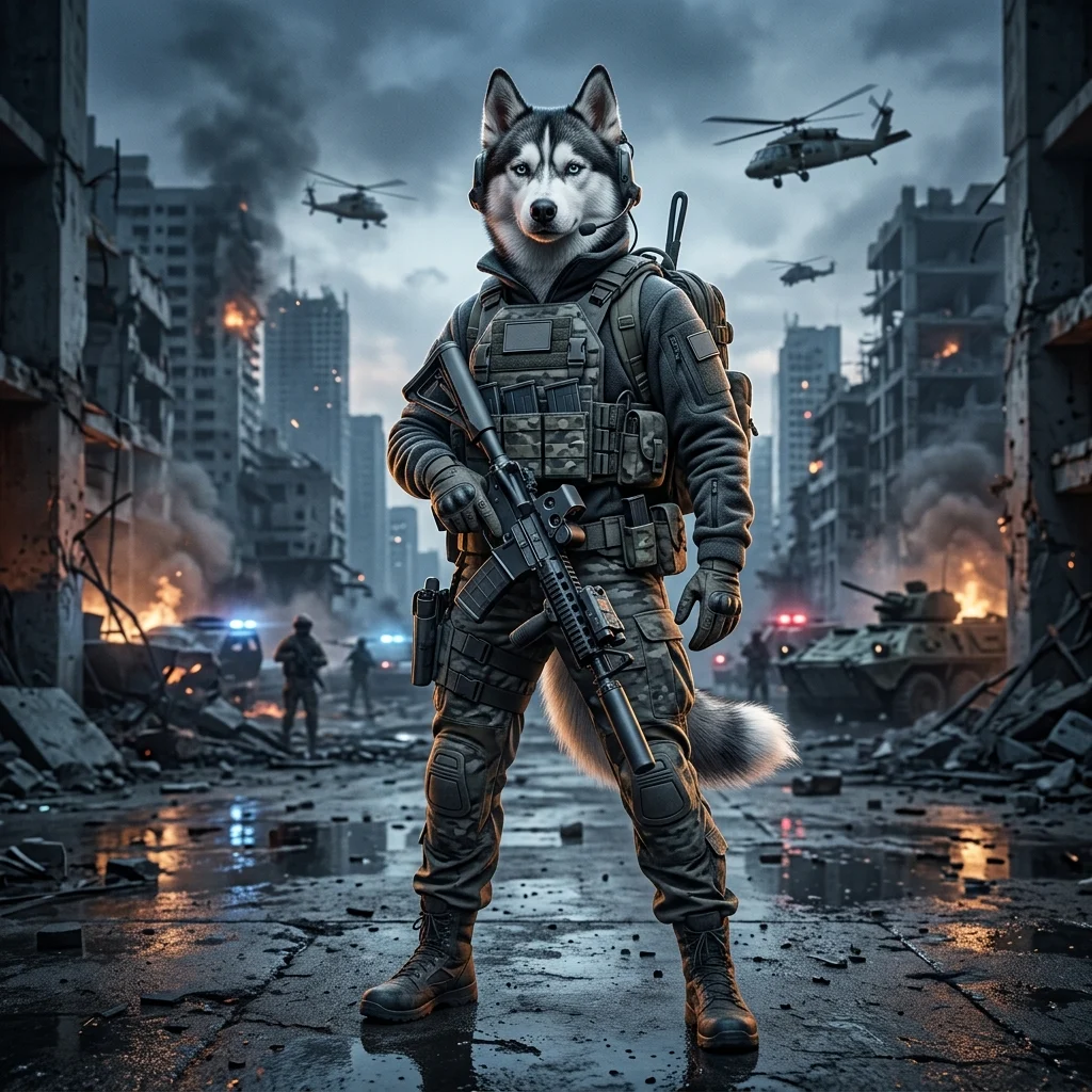 Žaidimo „Call of Duty: Warzone“ teminė iliustracija, pristatanti spartinimo paslaugas be papildomo teksto.
