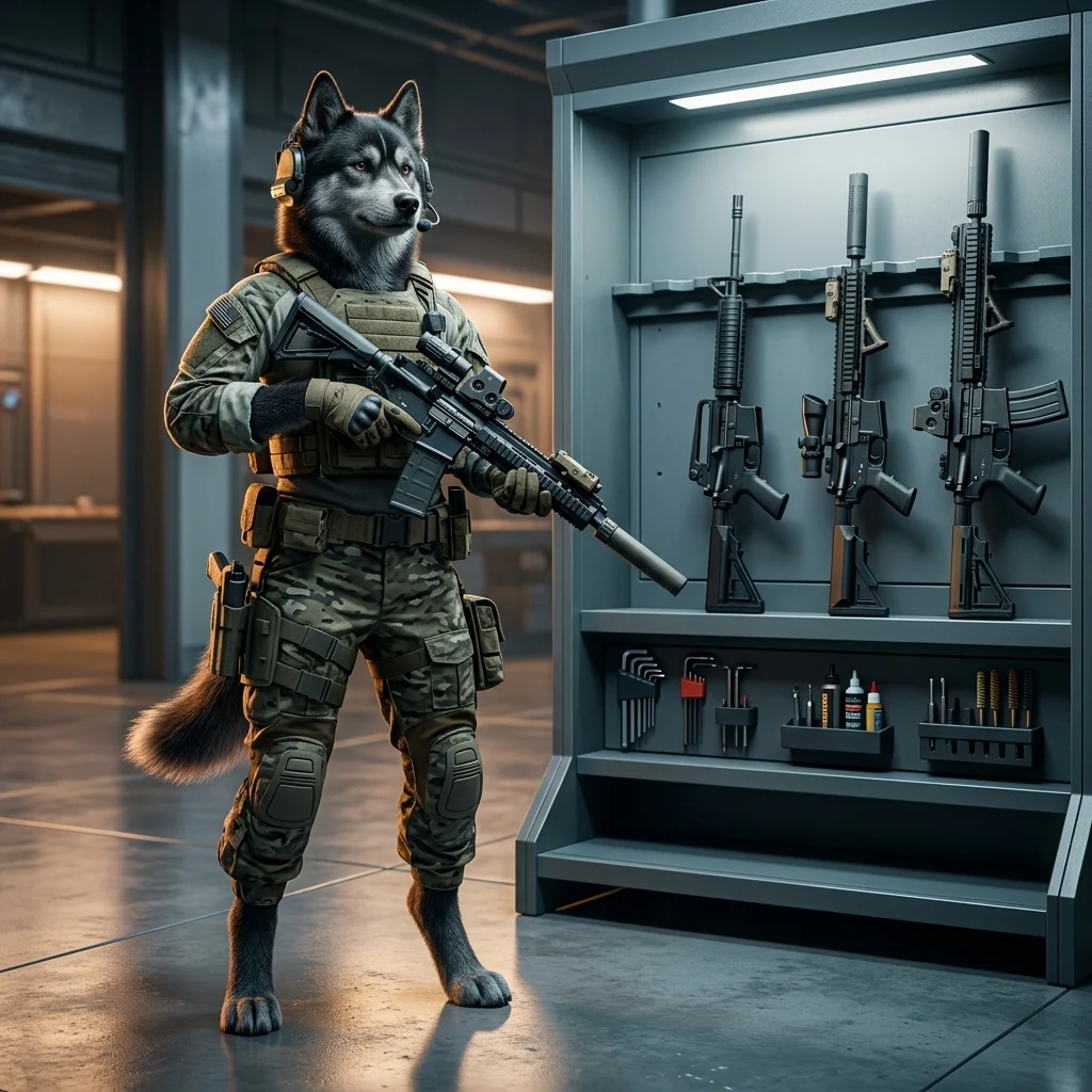 Mängu WARDOGS algrelvade pingerida kujutav illustratsioon ilma loetava teksti või märkideta.