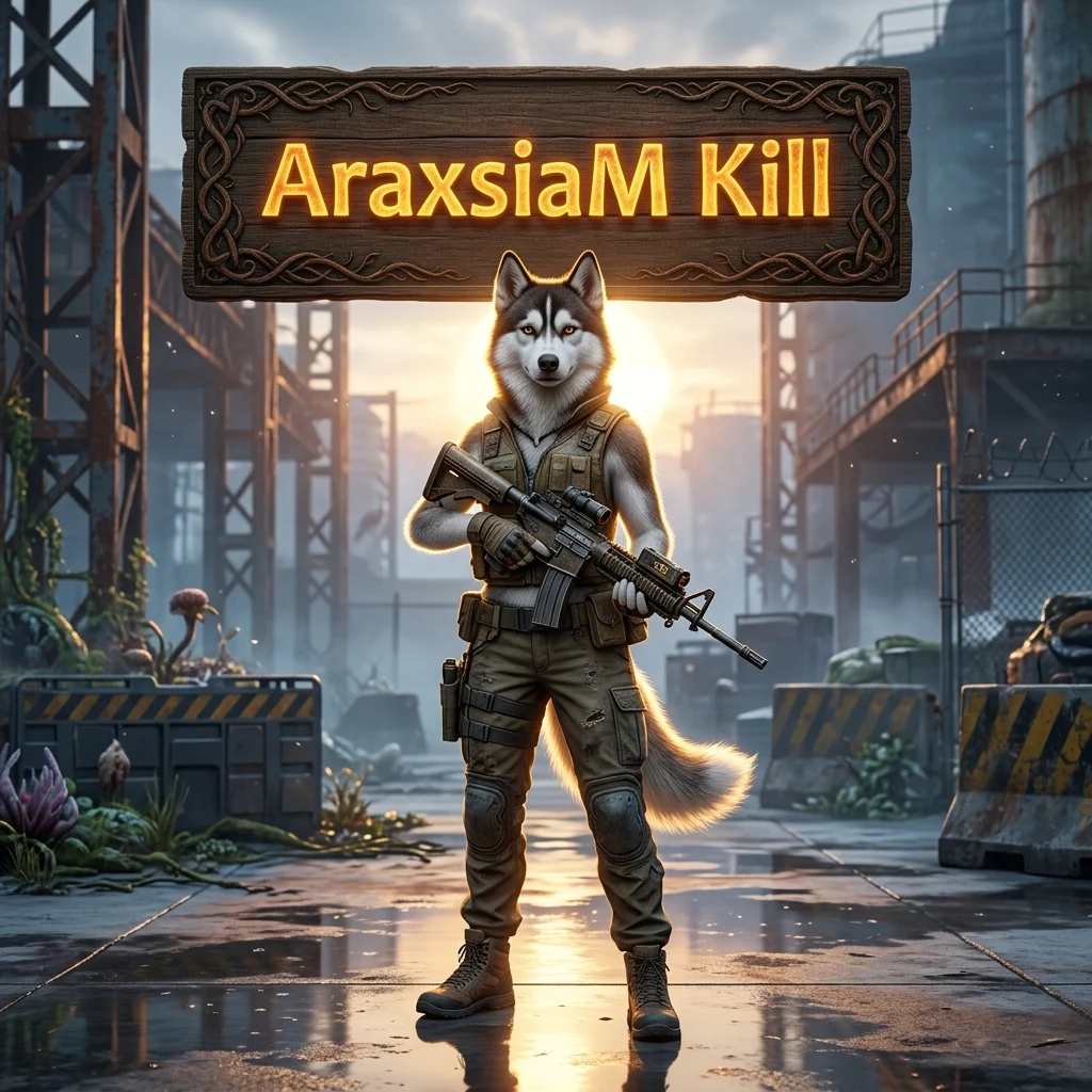Promotional image for the AraxsiaM Kill Boost service in Once Human product offering