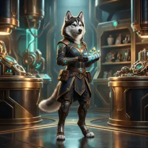 Ilustrasi tematik untuk produk RP League of Legends tanpa teks yang dapat dibaca