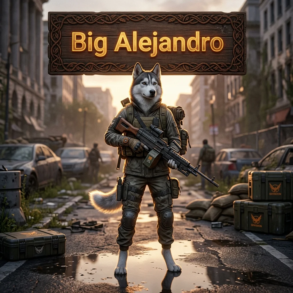 Promotional image for Big Alejandro Boost in The Division 2 boost service.