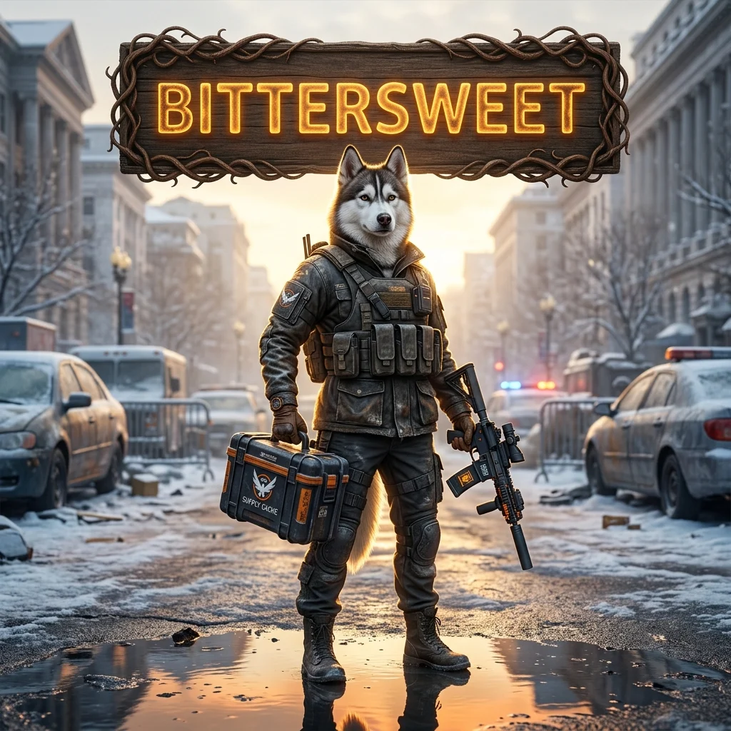 Promotional image representing Bittersweet Boost in The Division 2 Boost in Division 2, a boost service for The Division 2.