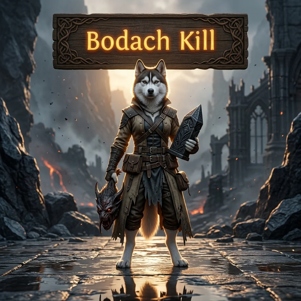 Promotional image for Bodach Kill Boost in Path of Exile 2, identifying the game-specific kill boost service.