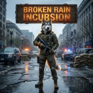 Promotional image for the Broken Rain Incursion Boost in The Division 2 service.