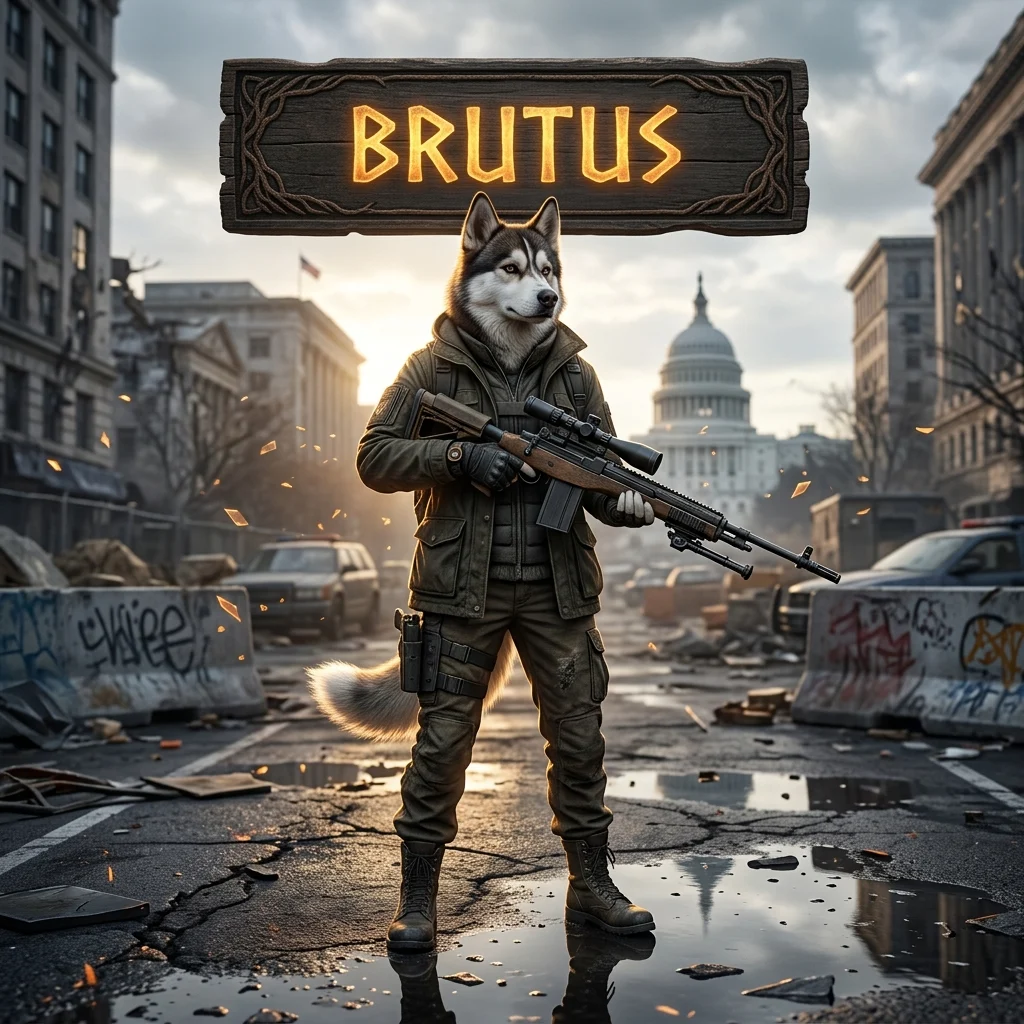 Promotional image for the Brutus Marksman Rifle Boost service in The Division 2